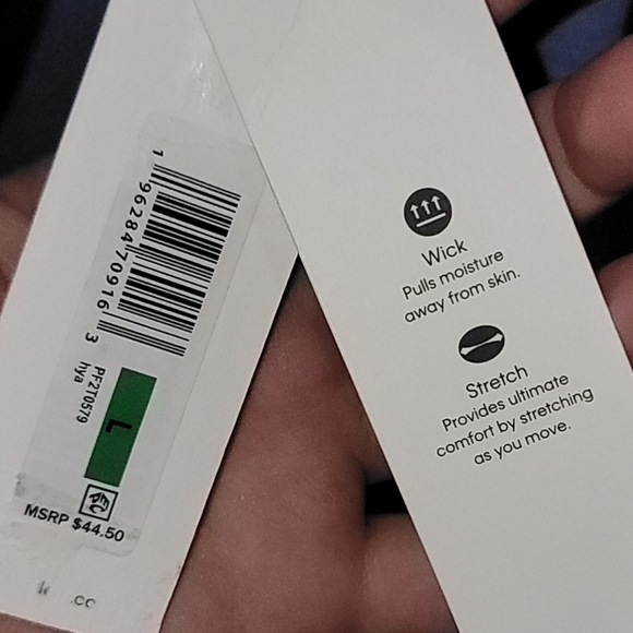 Calvin Klein NWT Blue Sleeveless Performance Activewear Tank Top - SIZE LARGE - Picture 5 of 7